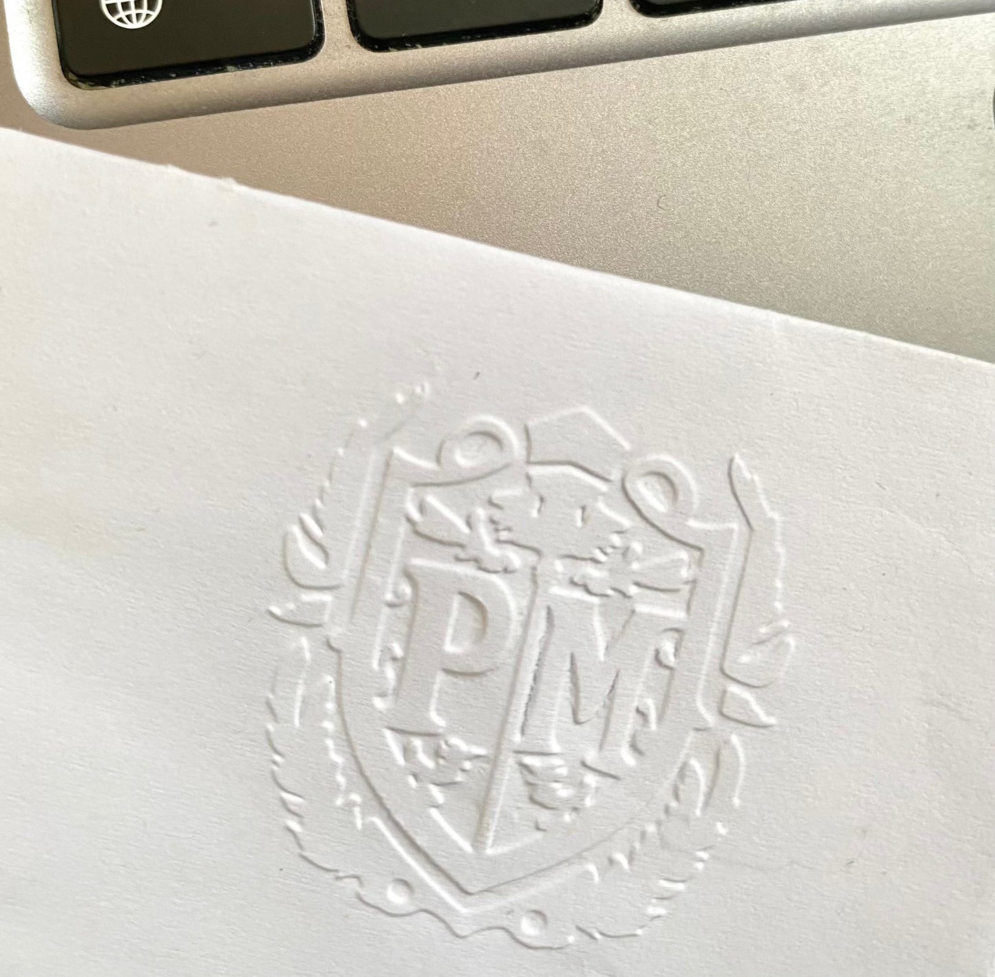 Your logo embossed