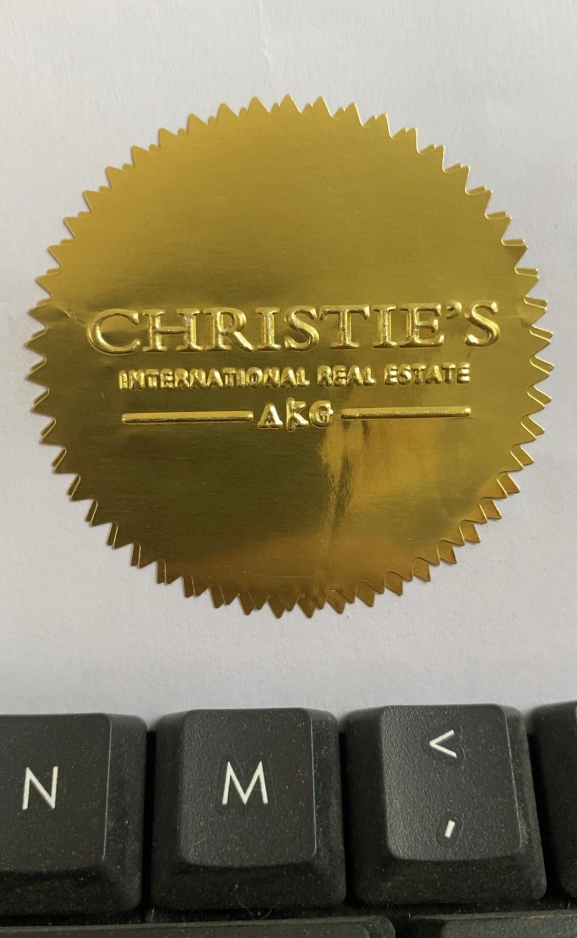 Your logo embossed