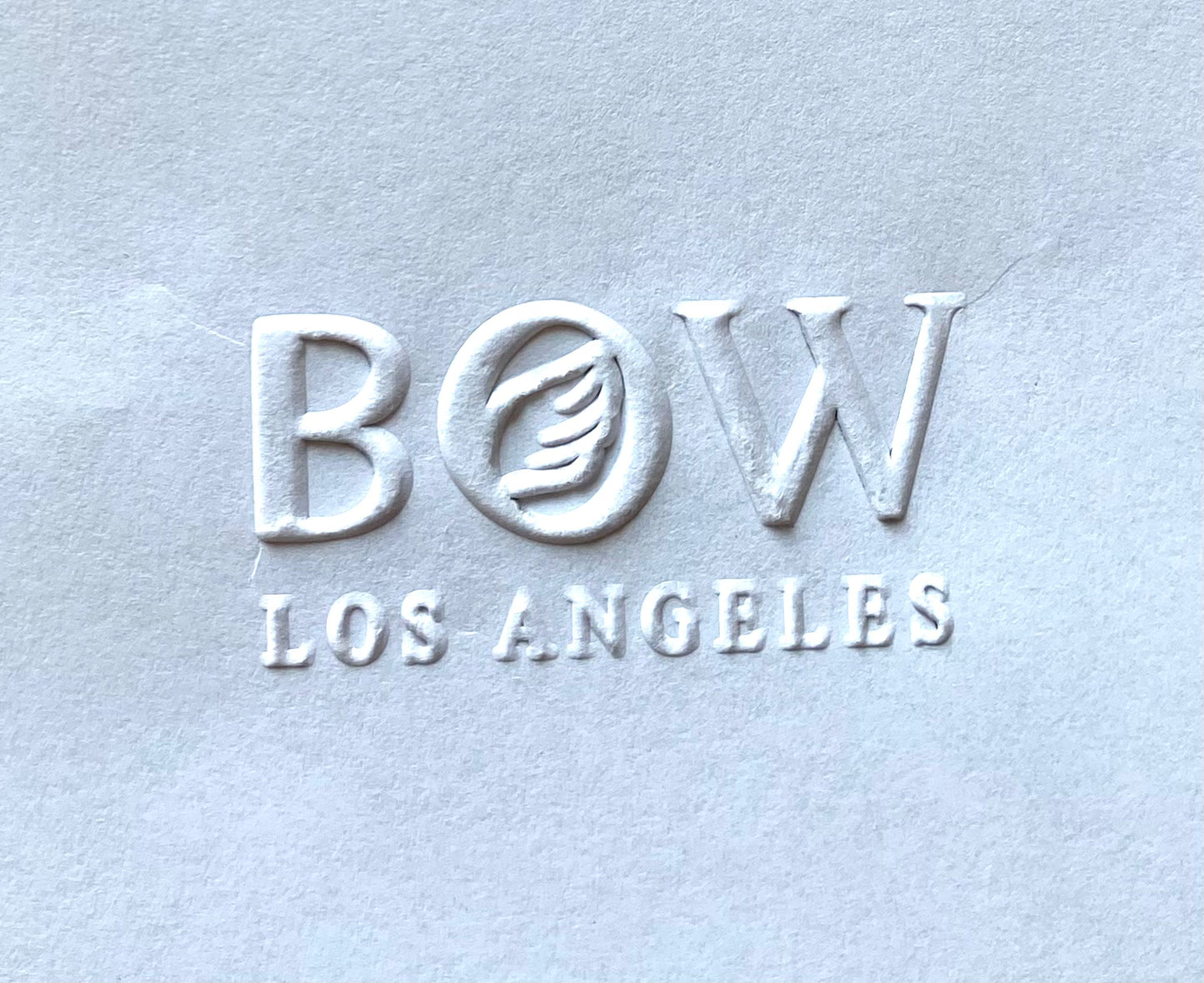 Your logo embossed
