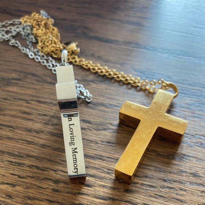 Personalized Cross Necklaces Urn