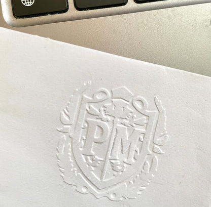 Your logo embossed